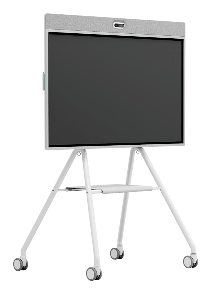 Logitech Rally Board 65 Cart Grijs, Wit Vlakke paneel Multimediawagentje