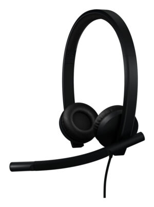 Logitech H570E Headset Bedraad Hoofdband Kantoor/callcenter USB Type-A Zwart