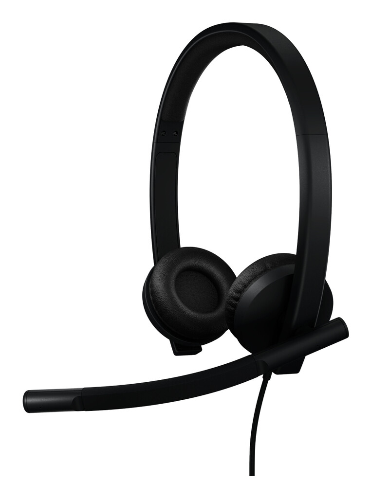 Logitech H570E Headset Bedraad Hoofdband Kantoor/callcenter USB Type-A Zwart