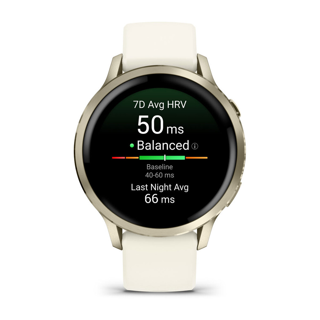 Garmin Venu 4 3,05 cm (1.2") AMOLED 41 mm Digitaal 390 x 390 Pixels Touchscreen Goud Wifi GPS - Afbeelding 2