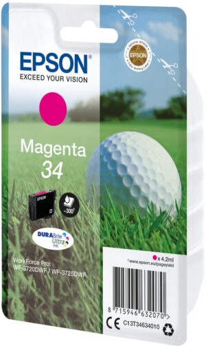 Epson Golf ball 34 Golfbal DURABrite Ultra afzonderlijke magenta inkt