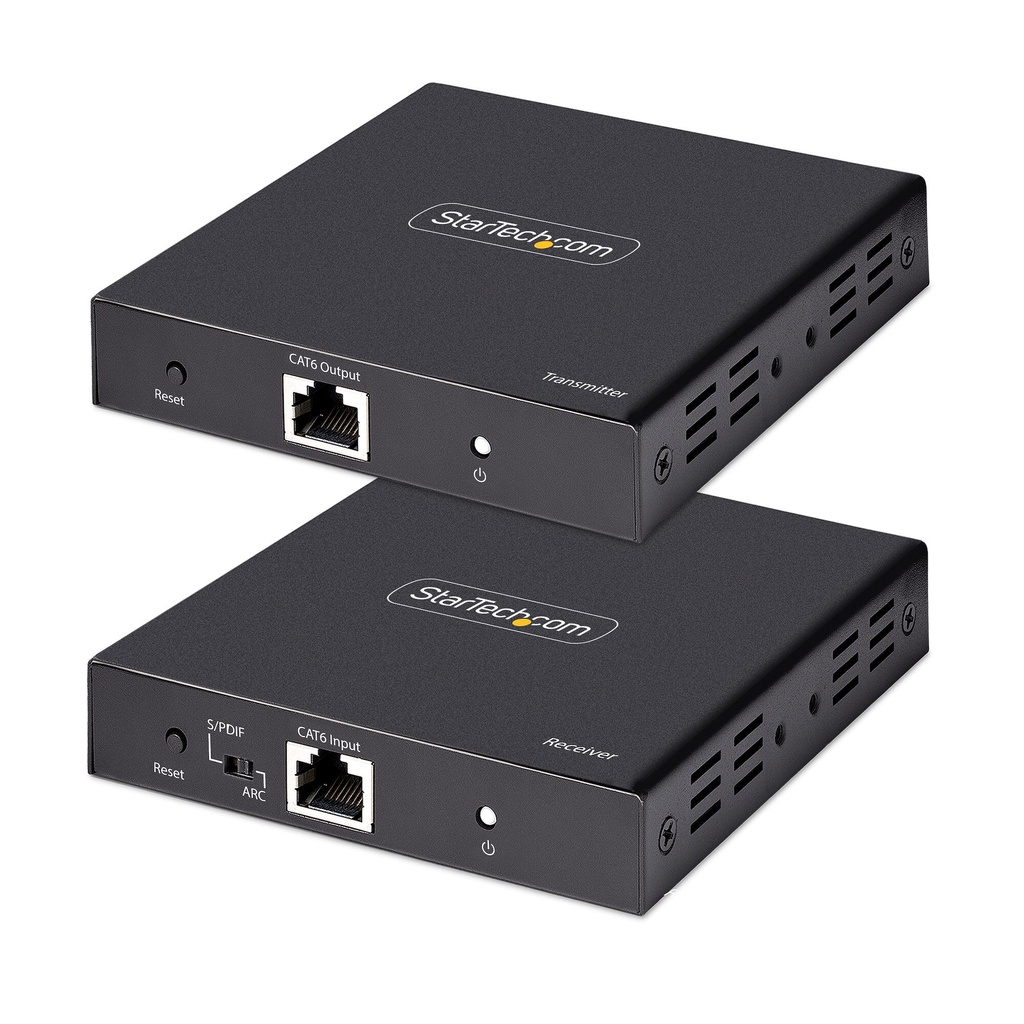 StarTech.com 4K HDMI Extender Over CAT5/CAT6 Kabel, 4K 60Hz HDR Video Extender Tot 70m, HDMI Verlenger Over UTP/Ethernet Kabel,