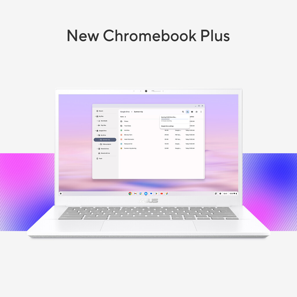 ASUS Chromebook Plus CX34 CB3402CVA-MW1632 Intel Core 3 100U 35,6 cm (14") Touchscreen Full HD 8 GB LPDDR5-SDRAM 128 GB UFS Wi-F - Afbeelding 21