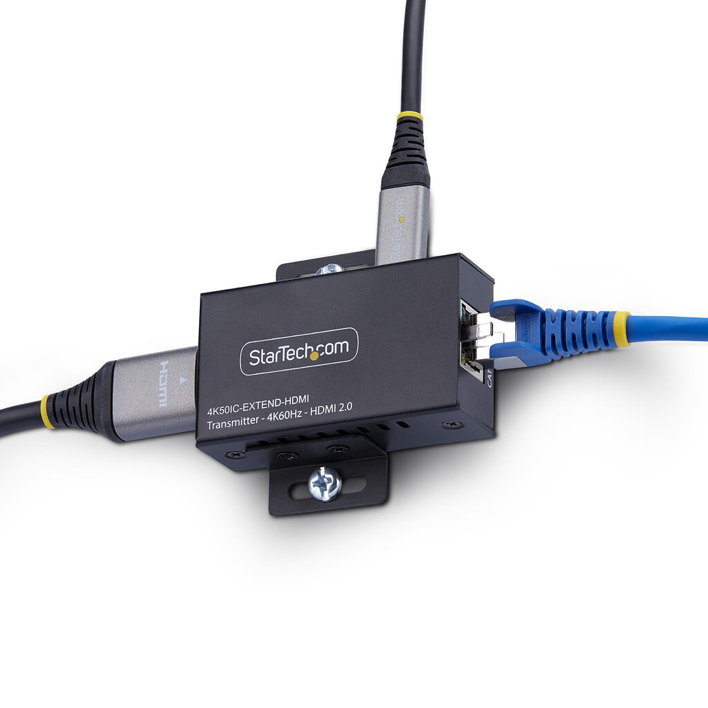 StarTech.com HDMI Extender Over CAT5e/CAT6, 4K 60Hz, Tot 60m, HDMI Transmitter/Receiver Kit, HDMI Verlenger, Power Over Cable, C - Afbeelding 6