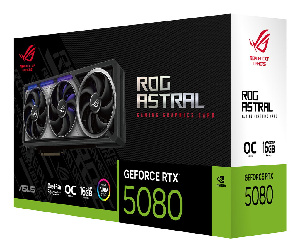 ASUS ROG Astral - -RTX5080-O16G-GAMING NVIDIA GeForce RTX 5080 16 GB GDDR7 - Afbeelding 14