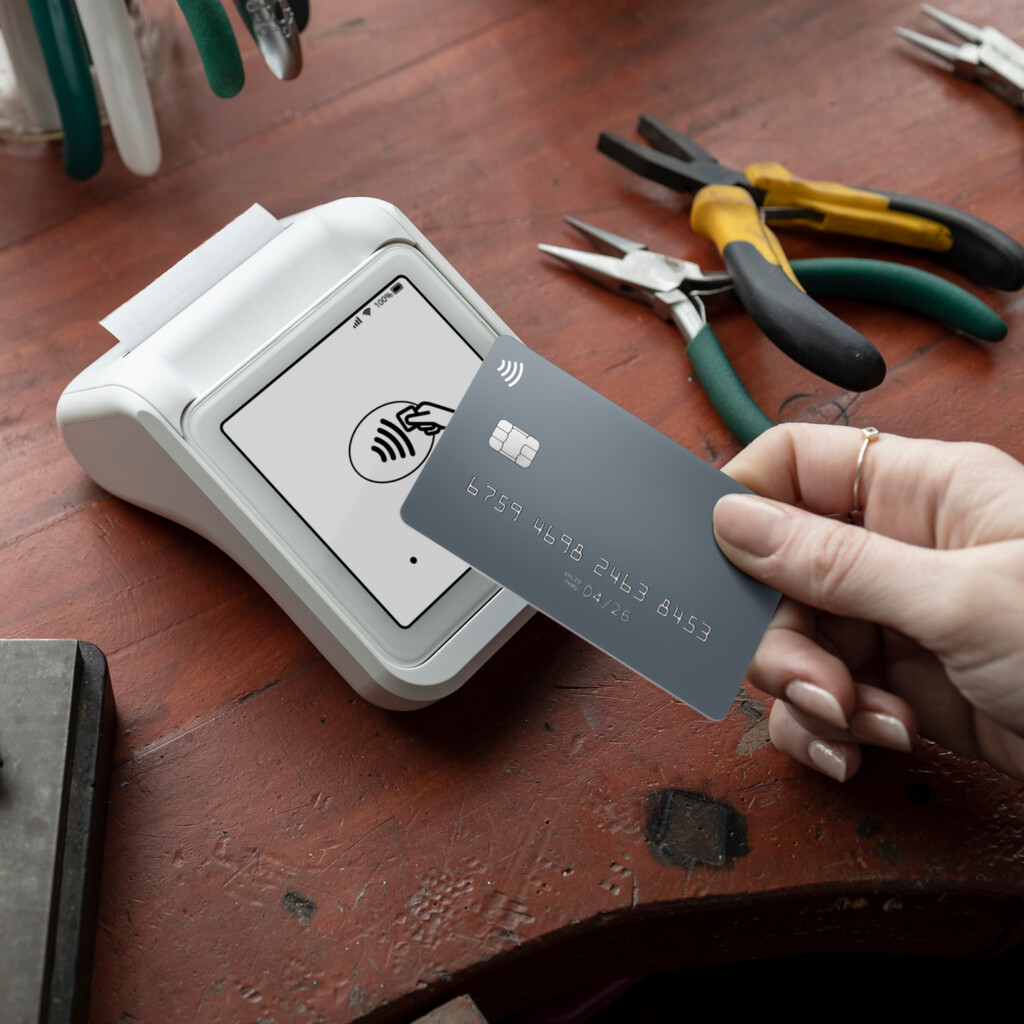 SumUp Solo smart card reader Batterij/Accu Wi-Fi + 4G Wit - Afbeelding 6