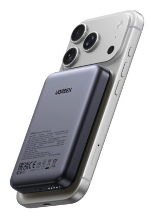 Ugreen 25919 powerbank Lithium-Polymeer (LiPo) 10000 mAh Draadloos opladen Grijs
