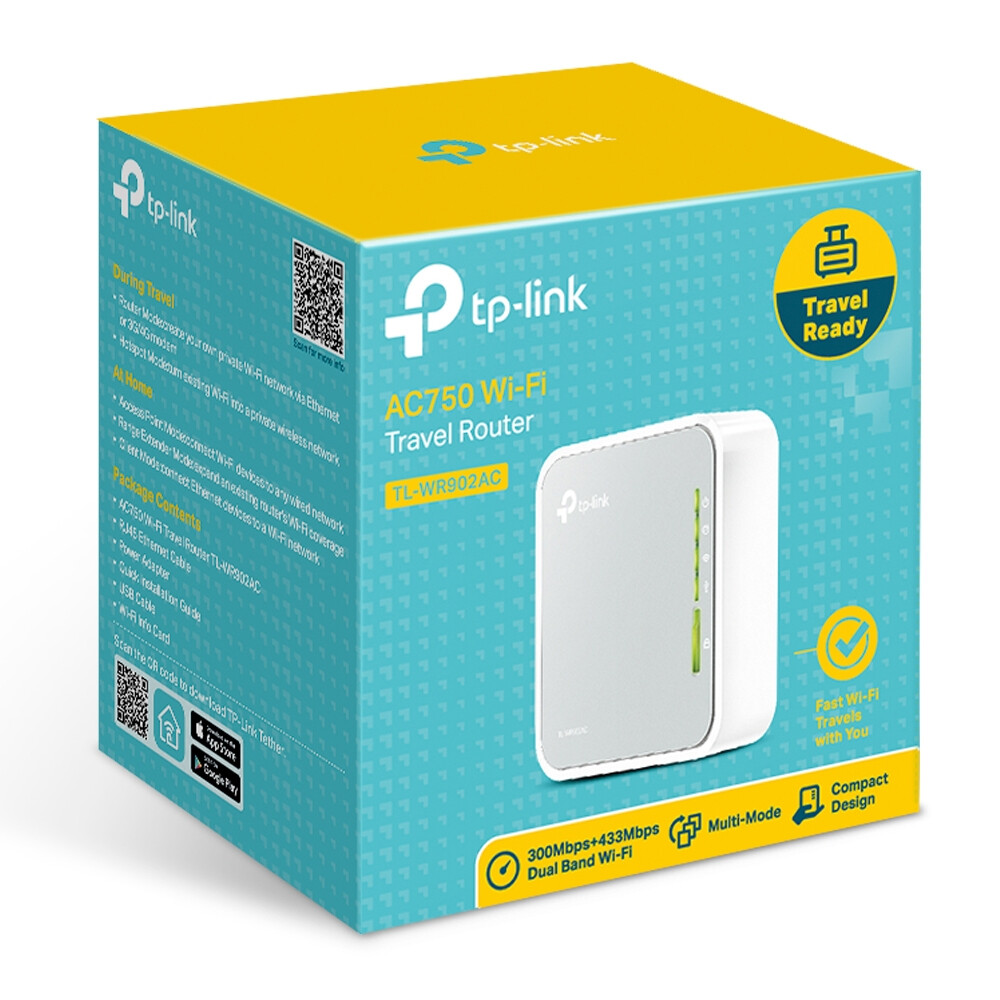 TP-Link TL-WR902AC draadloze router Fast Ethernet Dual-band (2.4 GHz / 5 GHz) 4G Wit - Afbeelding 4