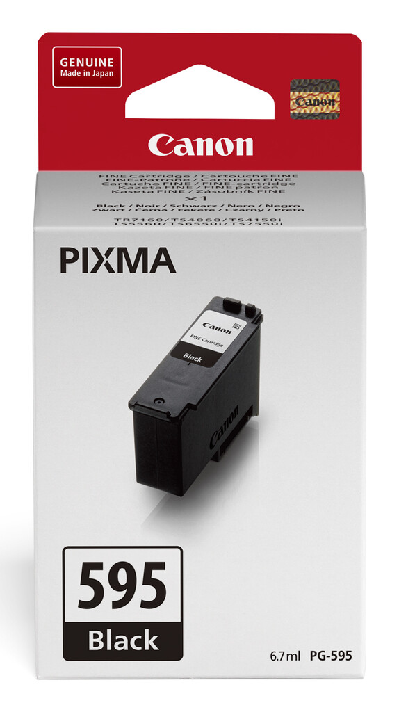 Canon PG-595 inktcartridge 1 stuk(s) Origineel Zwart - Afbeelding 2