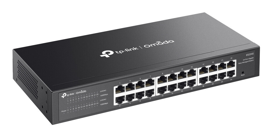 TP-Link Omada ES224G netwerk-switch Managed L2 Gigabit Ethernet (10/100/1000) Zwart - Afbeelding 4