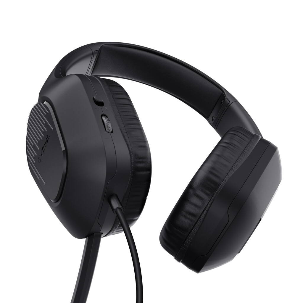 Trust GXT 415 Zirox Lichtgewicht gaming‑headset – gaming headset – bedrade headset – inklapbare microfoon – Zwart - Afbeelding 3