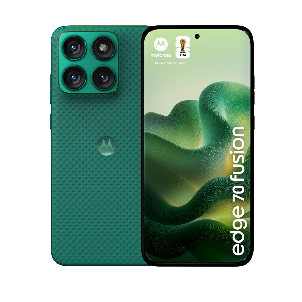 Motorola edge 70 fusion 17,2 cm (6.78") Dual SIM Android 16.0 5G USB Type-C 12 GB 256 GB 7000 mAh Groen