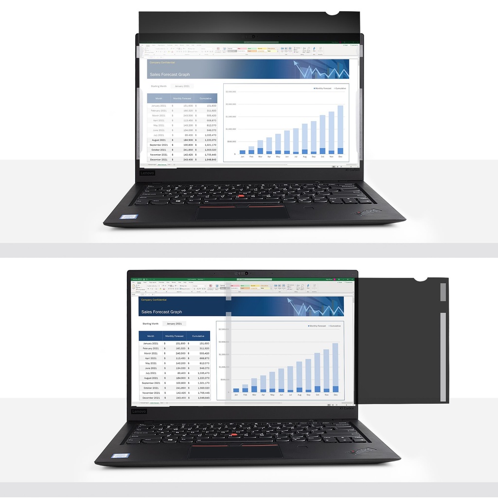 StarTech.com 13.3in Privacy Filter voor Laptop, Anti-Glans Privacy Scherm voor 16:9 Breedbeeld Displays, Laptop Monitor Screen - Afbeelding 4