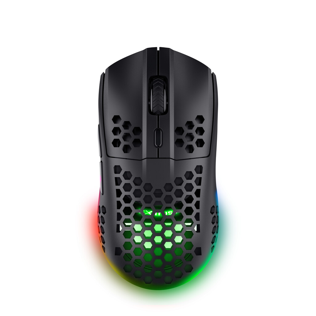 Trust GXT 929 Helox Gaming Muis - Draadloze gamingmuis – 6 programmeerbare knoppen – 4800 DPI – Zwart - Afbeelding 9