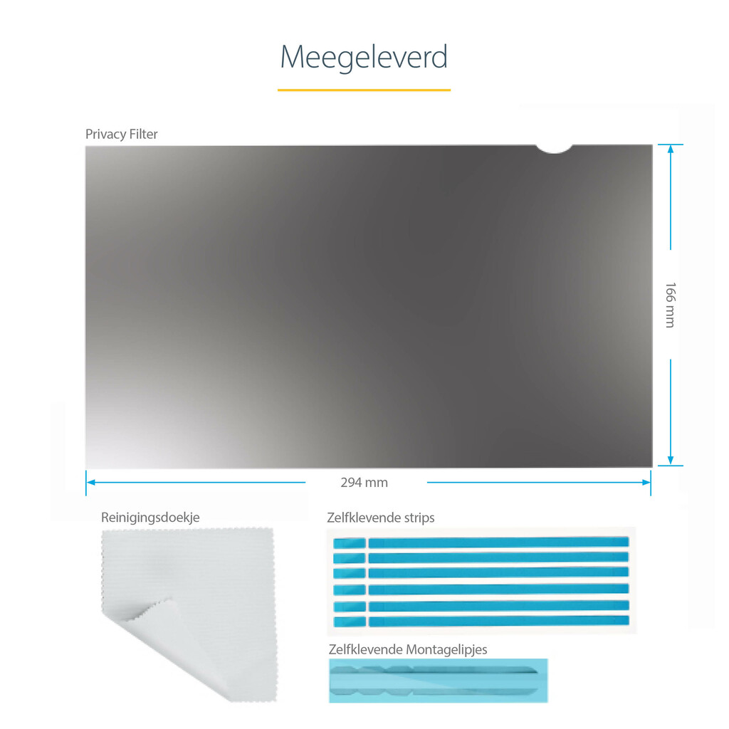 StarTech.com 13.3in Privacy Filter voor Laptop, Anti-Glans Privacy Scherm voor 16:9 Breedbeeld Displays, Laptop Monitor Screen - Afbeelding 15