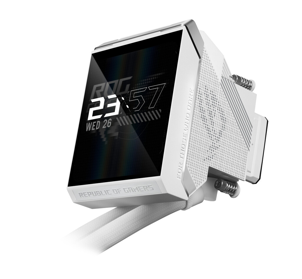 ASUS ROG Strix LC IV 360 ARGB LCD White Edition Processor Kit voor vloeistofkoeling 12 cm Wit - Afbeelding 10