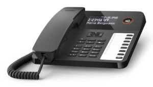Gigaset DESK 600 Analoge telefoon Nummerherkenning Zwart