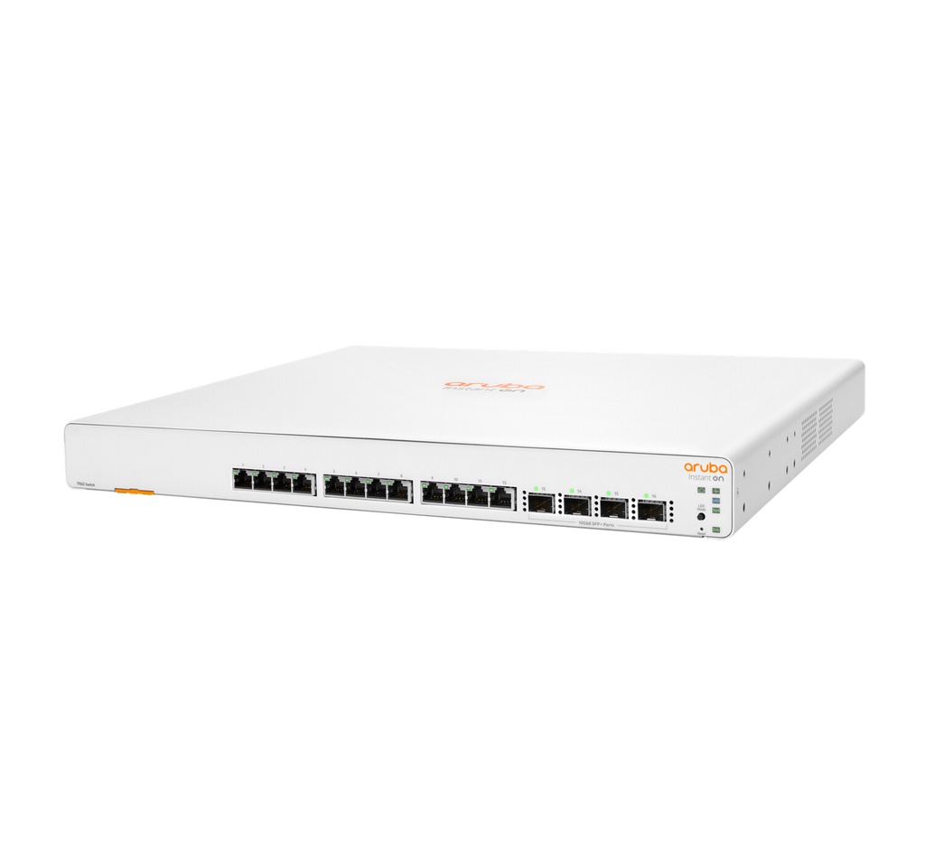 Hewlett Packard Enterprise Aruba Instant On 1960 12XGT 4SFP+ Managed L2+ 10G Ethernet (100/1000/10000) 1U Wit - Afbeelding 2