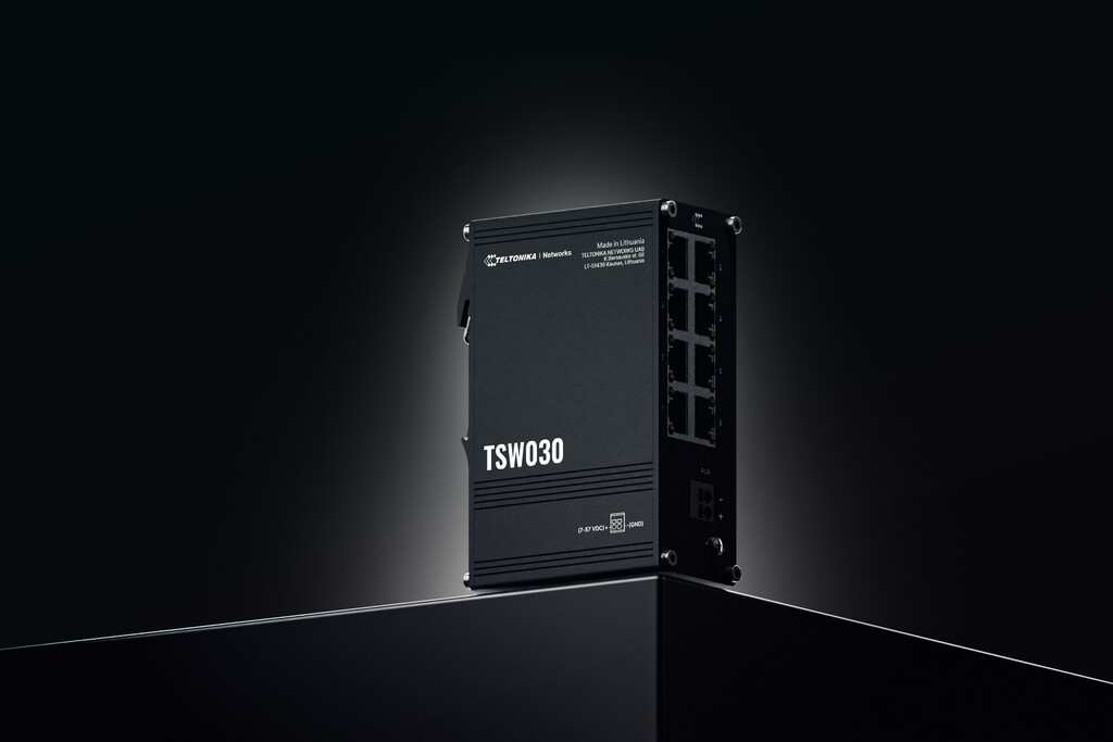 Teltonika NETWORKS TSW030 8-Port Ethernet Switch Unmanaged Fast Ethernet (10/100) Zwart - Afbeelding 7