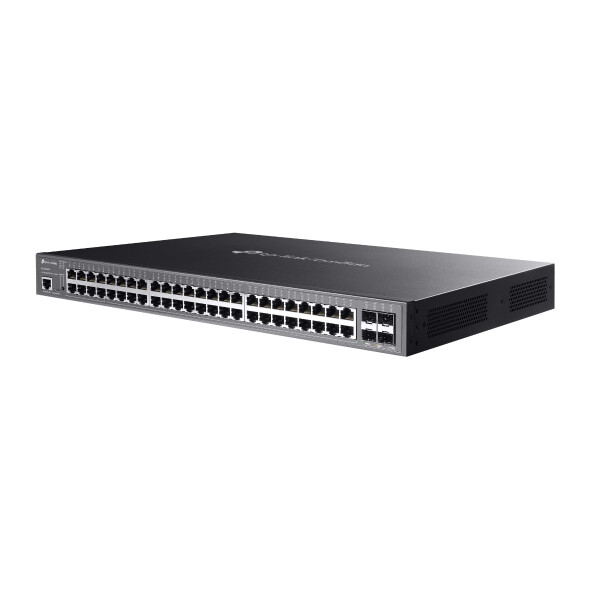 TP-Link Omada SG3452XMPP netwerk-switch Managed L2+ Gigabit Ethernet (10/100/1000) Power over Ethernet (PoE) 1U Zwart - Afbeelding 3