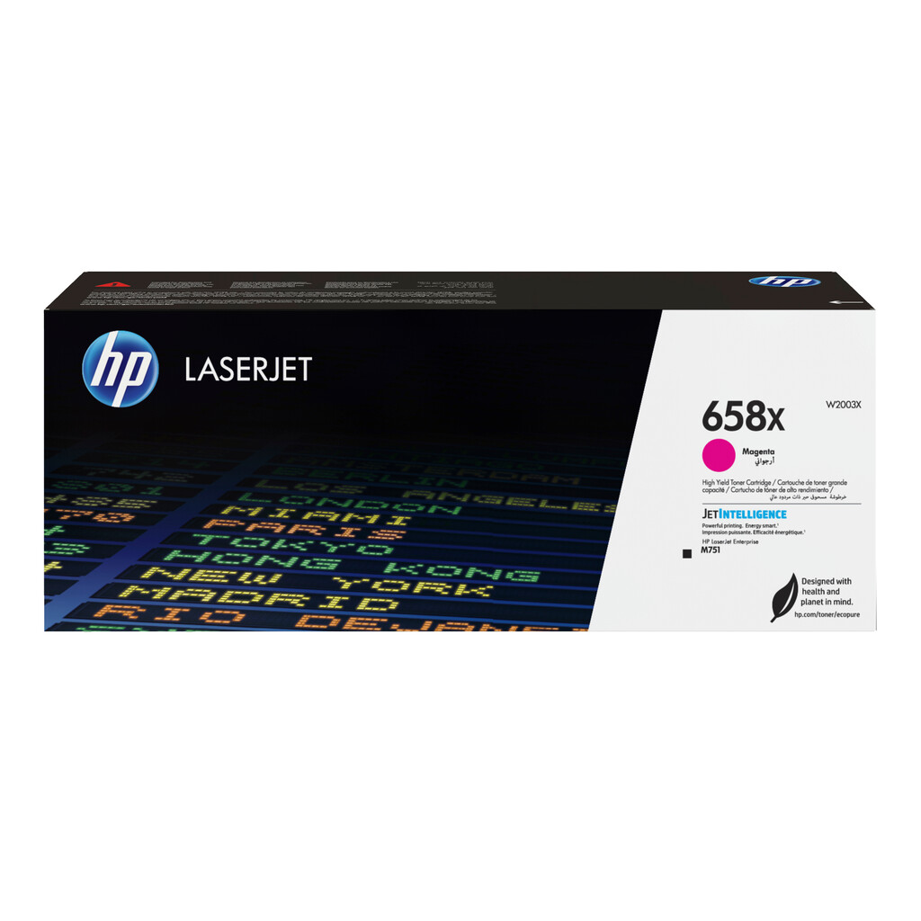 HP 658X originele high-capacity magenta LaserJet tonercartridge