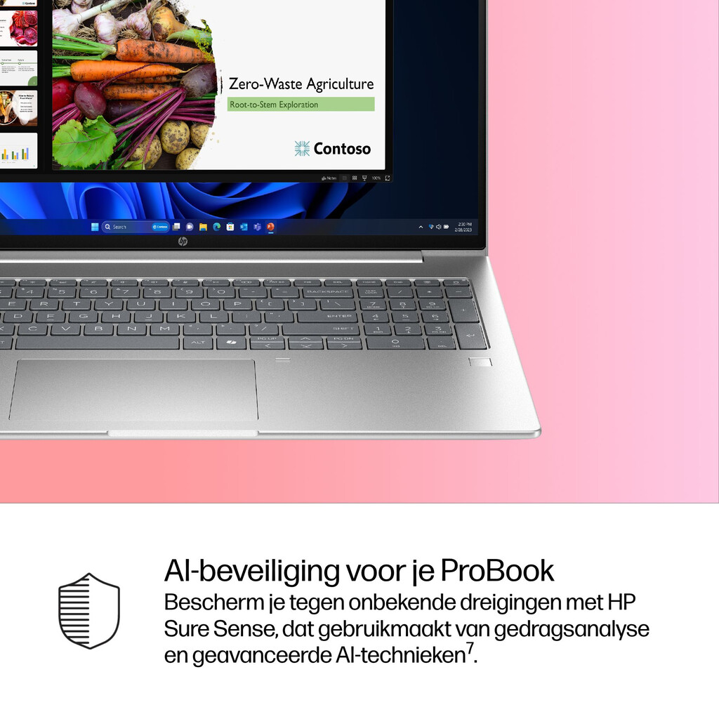 HP ProBook 4 G1i AI Intel Core Ultra 7 255H Laptop 40,6 cm (16") WUXGA 16 GB DDR5-SDRAM 512 GB SSD Wi-Fi 6E (802.11ax) Windows 1 - Afbeelding 17