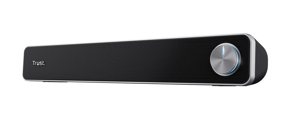 Trust Arys Soundbar - USB soundbar – 2.0 kanaal – Volumeknop voorzijde – Zwart