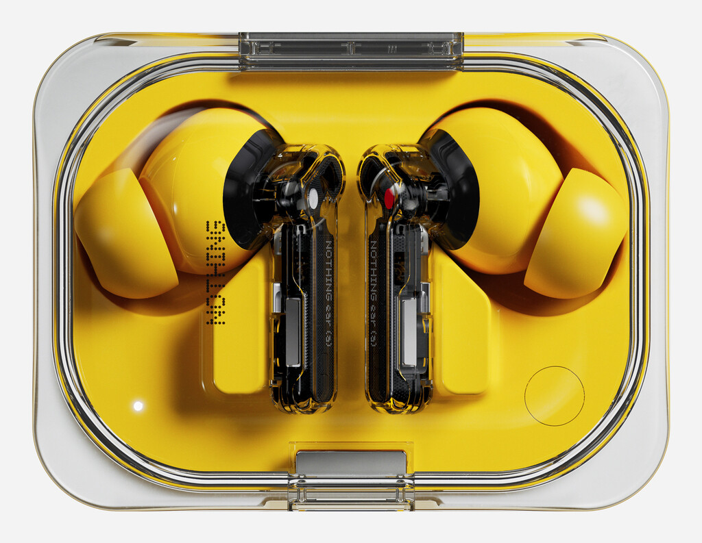 Nothing Ear (a) Headset True Wireless Stereo (TWS) In-ear Oproepen/muziek USB Type-C Bluetooth Geel