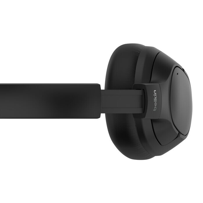 Belkin AUD008HQBK hoofdtelefoon/headset Hoofdtelefoons Draadloos Hoofdband Oproepen/muziek USB Type-C Bluetooth Zwart - Afbeelding 5