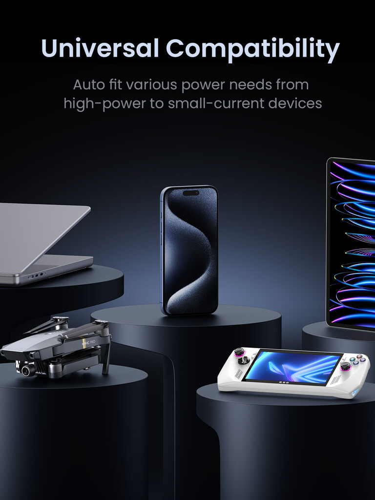 Ugreen Nexode Power Bank 48000 mAh Lithium Grijs - Afbeelding 13