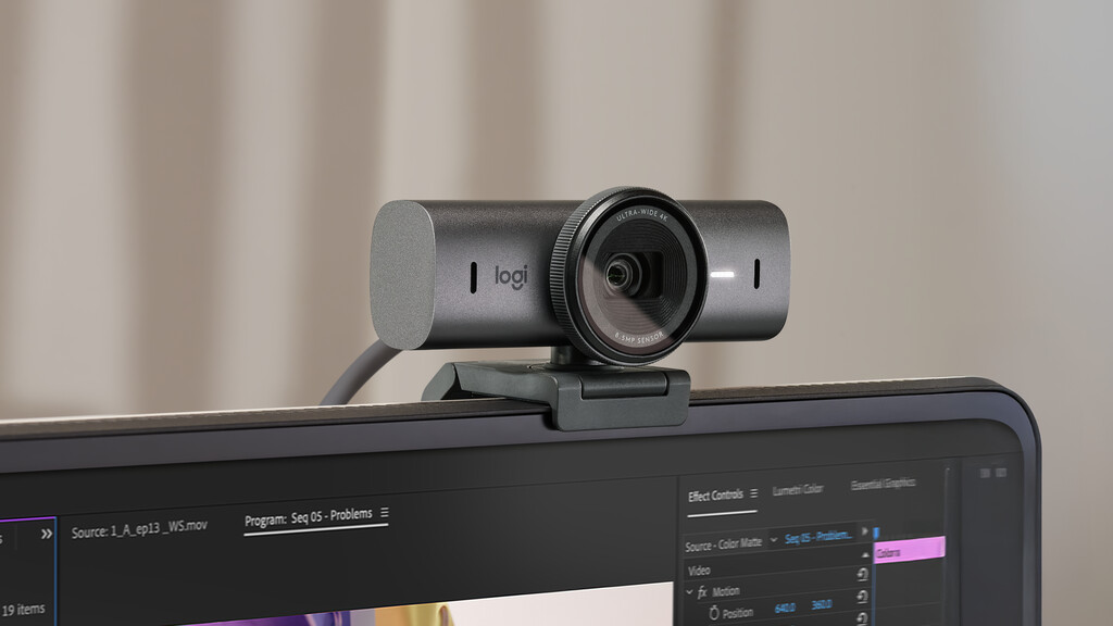 Logitech MX Brio webcam 3840 x 2160 Pixels USB Grafiet - Afbeelding 4