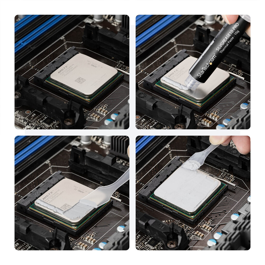 StarTech.com High-Performance Siliconen Koelpasta, 14.5W/m•K Thermische Geleidbaarheid, Thermische Pasta voor CPUs, GPUs, e - Afbeelding 4