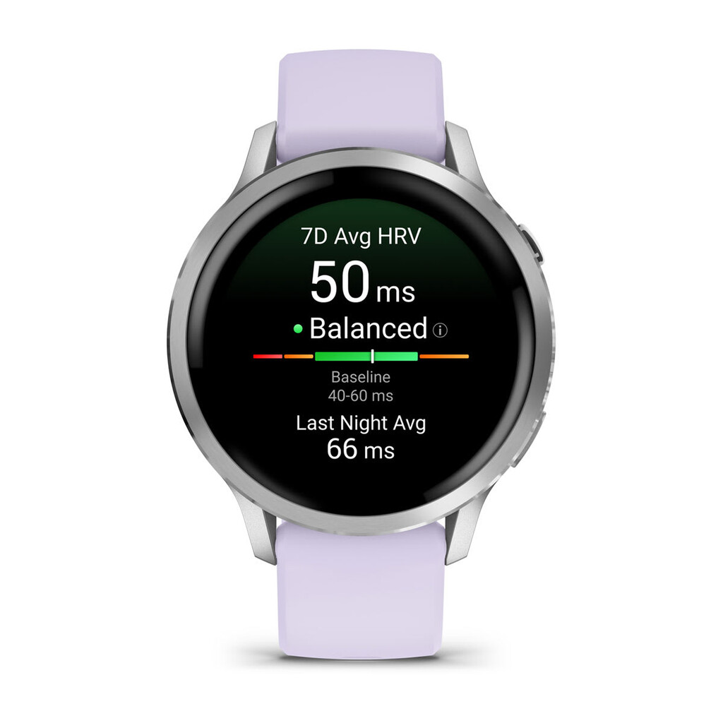 Garmin Venu 4 3,05 cm (1.2") AMOLED 41 mm Digitaal 390 x 390 Pixels Touchscreen Zilver Wifi GPS - Afbeelding 2