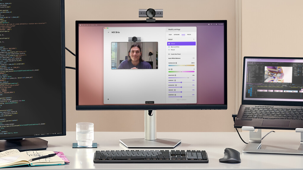 Logitech MX Brio webcam 3840 x 2160 Pixels USB Grafiet - Afbeelding 3