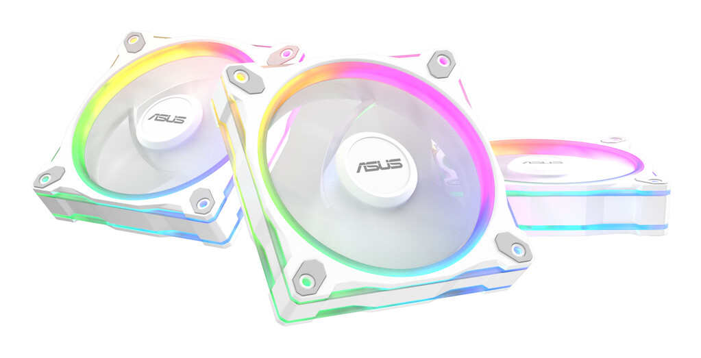 ASUS Prime MR120 Fan ARGB Reverse White 3in1 Computer behuizing Ventilator 12 cm Wit 3 stuk(s)