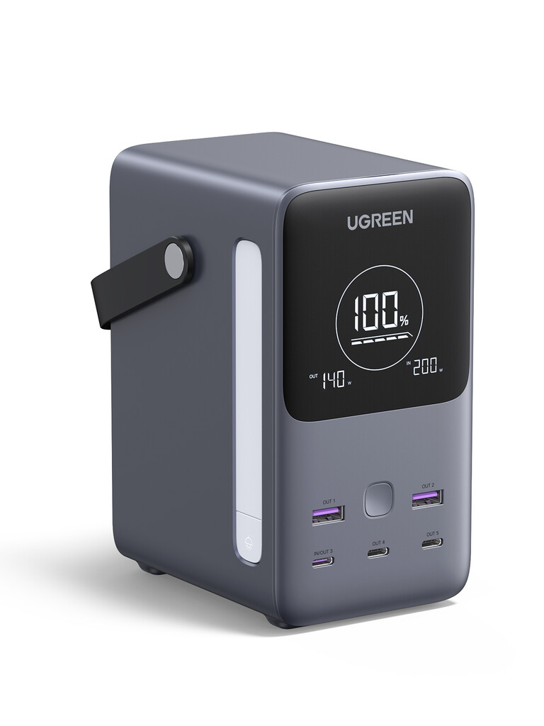 Ugreen Nexode Power Bank 48000 mAh Lithium Grijs - Afbeelding 5