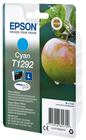 Epson T1292 Appel DURABrite Ultra afzonderlijke cyaan inkt