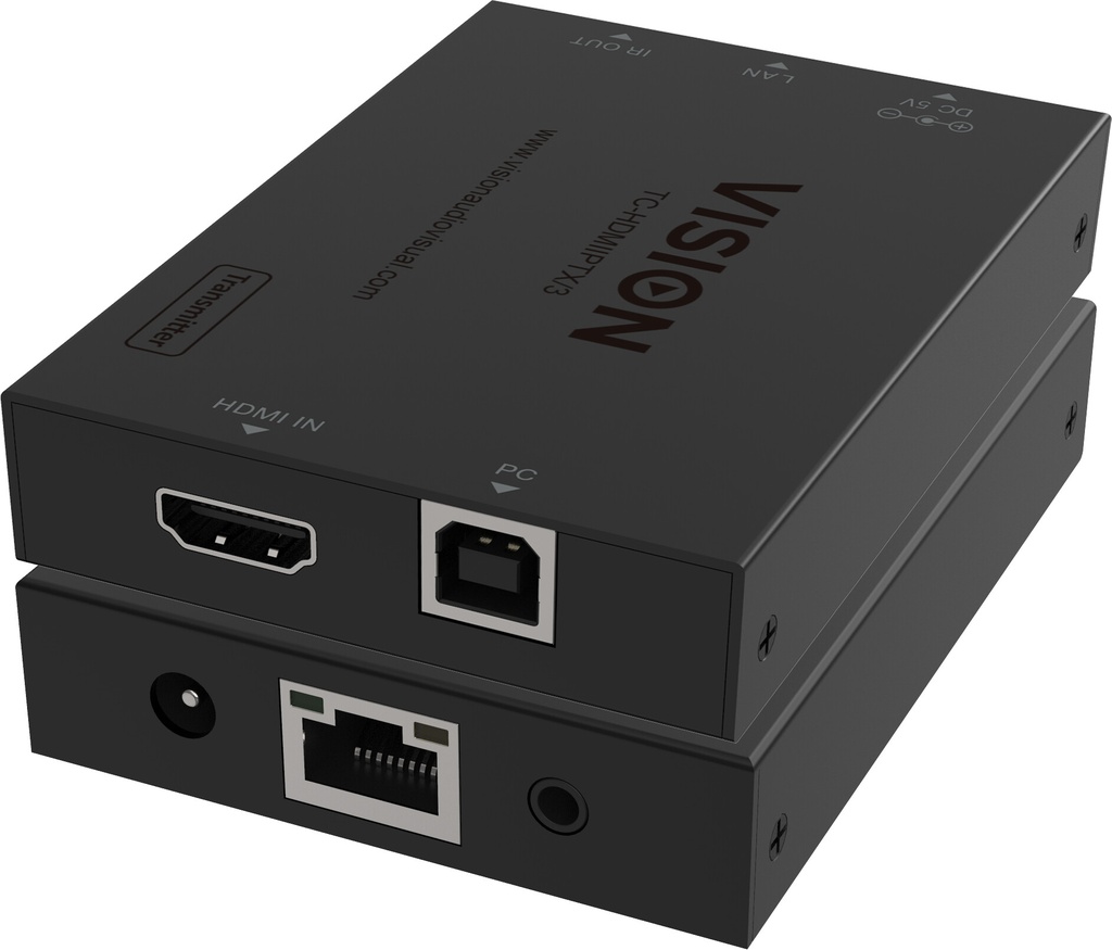 Vision HDMI-over-IP Transmitter AV-zender Zwart - Afbeelding 3