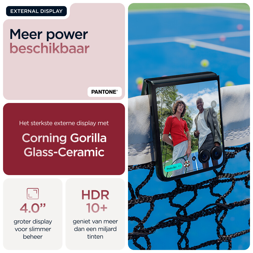 Motorola razr 60 ultra 17,7 cm (6.96") Dual SIM Android 15 5G USB Type-C 16 GB 512 GB 4700 mAh Bordeaux - Afbeelding 31