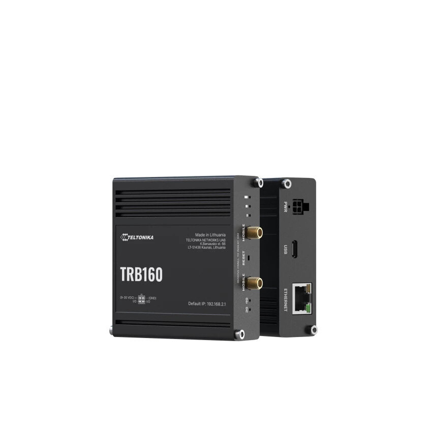 Teltonika TRB160 4G LTE Cat6 IoT-Gateway gateway/controller 10, 100, 1000 Mbit/s - Afbeelding 3
