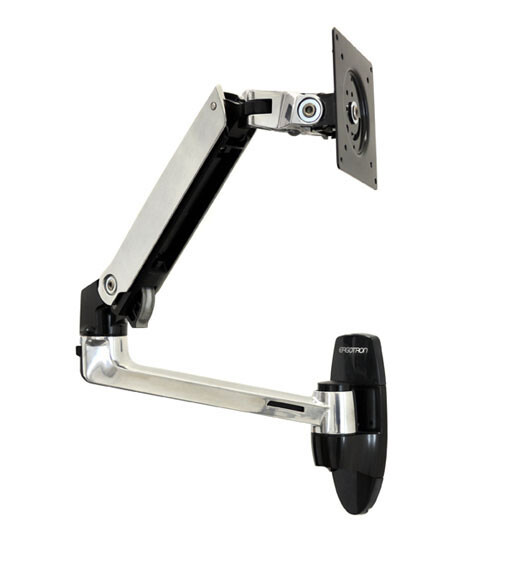 Ergotron LX Series LX Wall Mount LCD Arm 86,4 cm (34") Muur Aluminium - Afbeelding 3