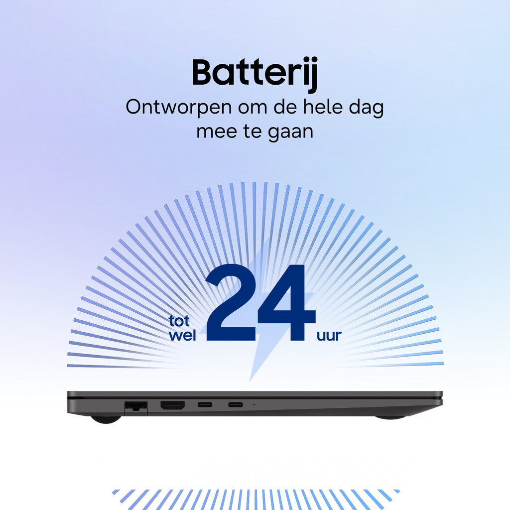 Samsung Galaxy Book6 Book6 16" W11Pro U7 16GB 512GB EE Gray Copilot+ PC Intel Core Ultra 7 355 Laptop 40,6 cm (16") WUXGA+ LPDDR - Afbeelding 12