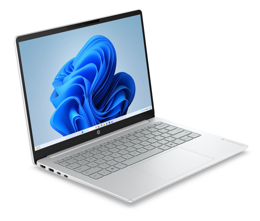 HP OmniBook 3 AI PC 14-ht0013ndx Intel Core 3 Laptop 35,6 cm (14") 2K 8 GB DDR5-SDRAM 512 GB SSD Wi-Fi 6 (802.11ax) Windows 11 H - Afbeelding 2
