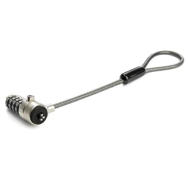 StarTech.com Laptop kabelslot verlenglus - 15cm kabel & slot - Afbeelding 2