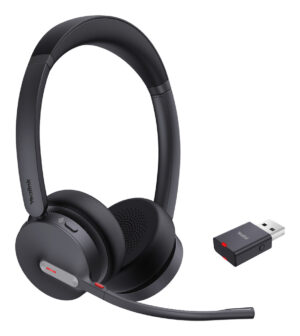 Yealink WH64 Hybrid Dual UC Headset Draadloos Hoofdband Kantoor/callcenter Micro-USB Bluetooth Zwart