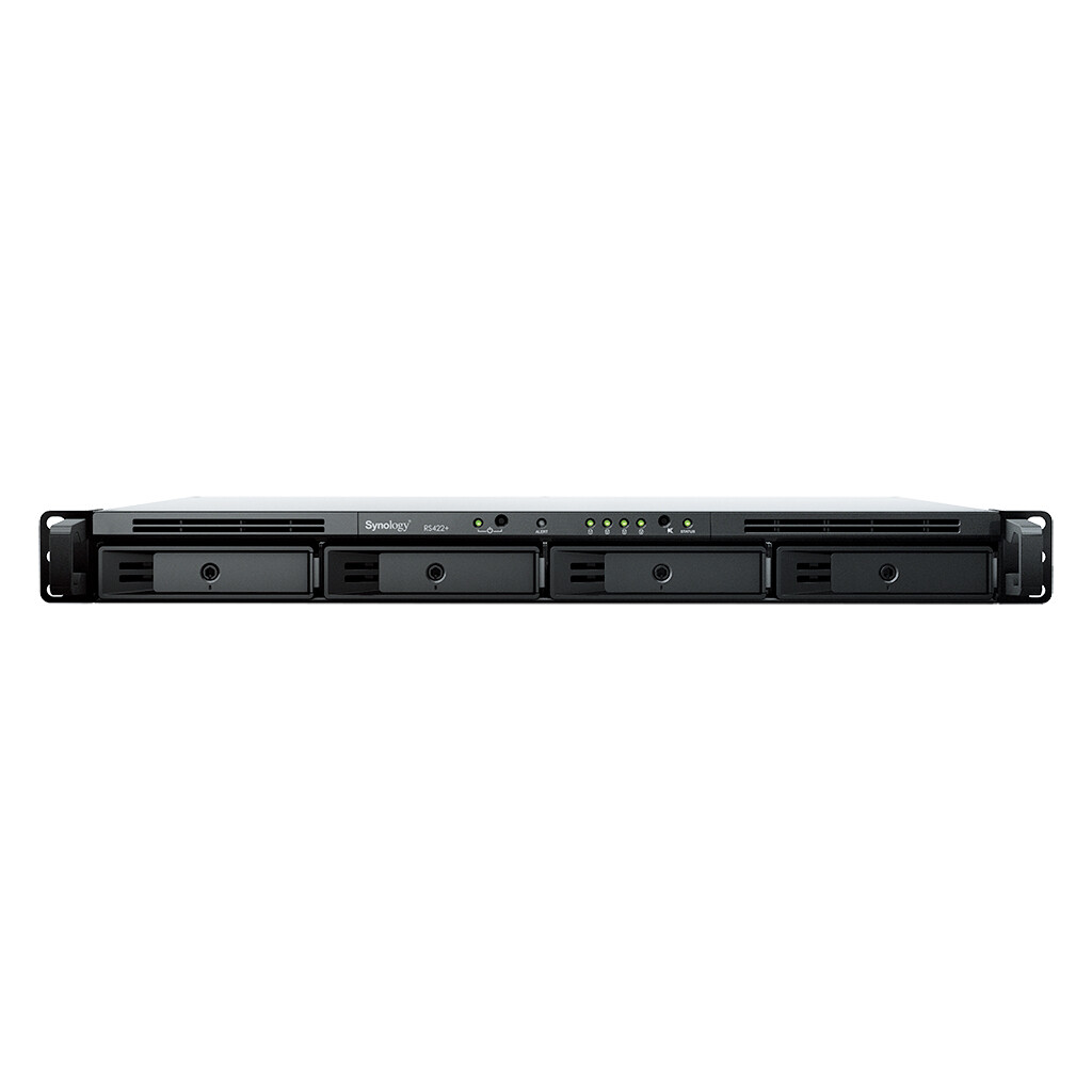 Synology RackStation RS422+ data-opslag-server NAS Rack (1U) Ryzen Embedded R1600 2 GB DDR4 DSM Zwart