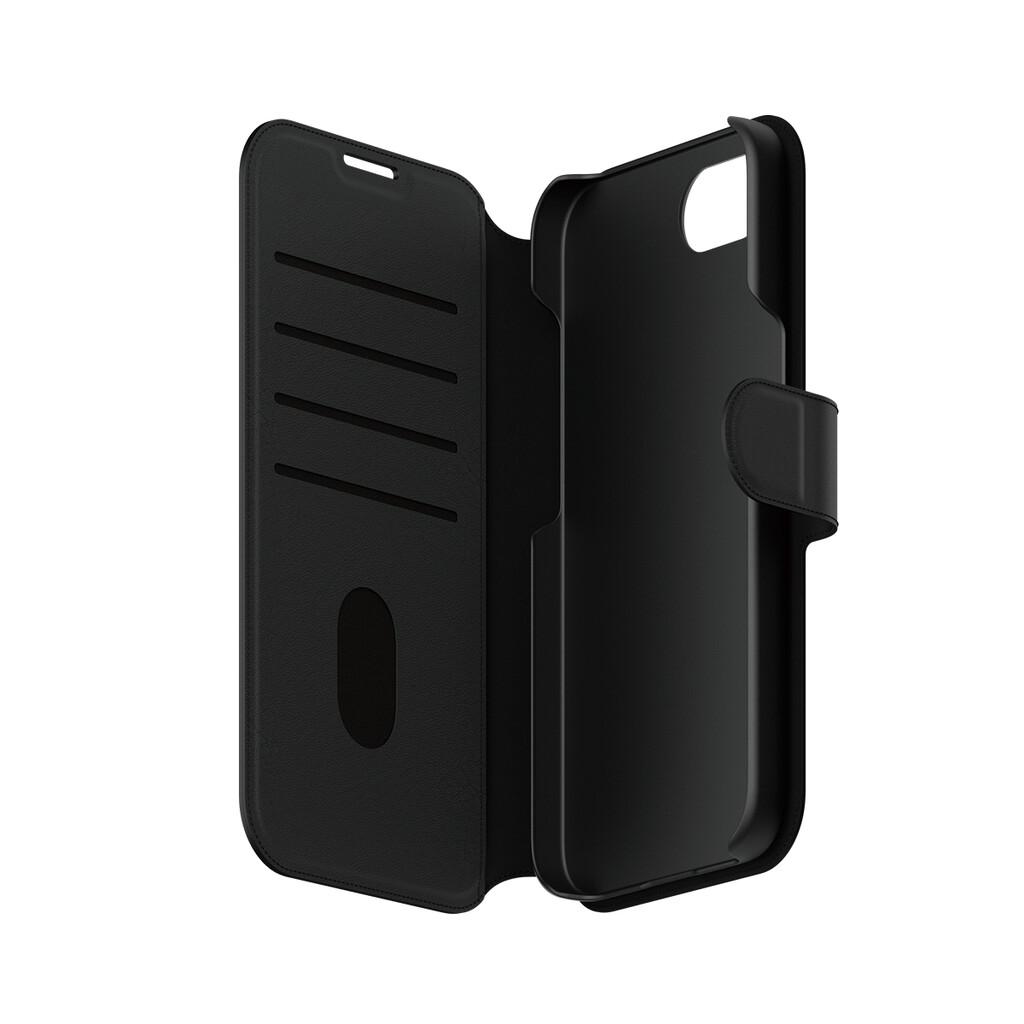PanzerGlass CARE™ by ® Tango 2-in-1 Wallet Case w. Qi iPhone 17e | 16e mobiele telefoon behuizingen Hoes Zwart