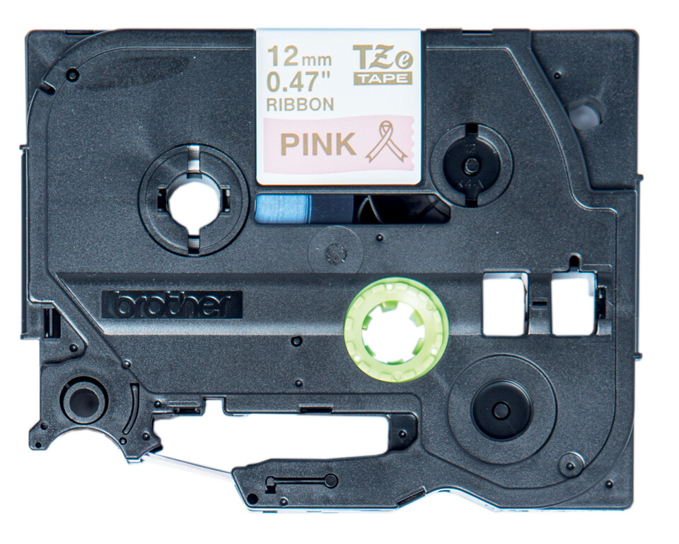 Brother TZE-RE34 labelprinter-tape Goud op roze - Afbeelding 3