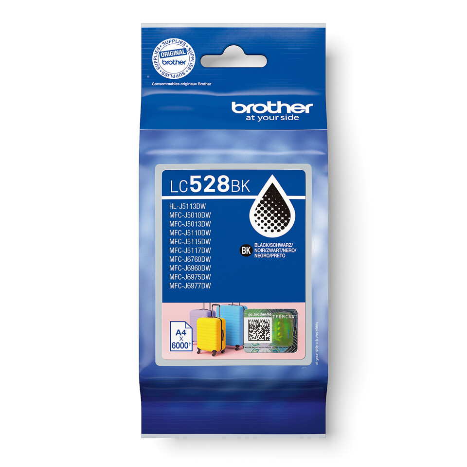 Brother LC528BK inktcartridge 1 stuk(s) Origineel Zwart