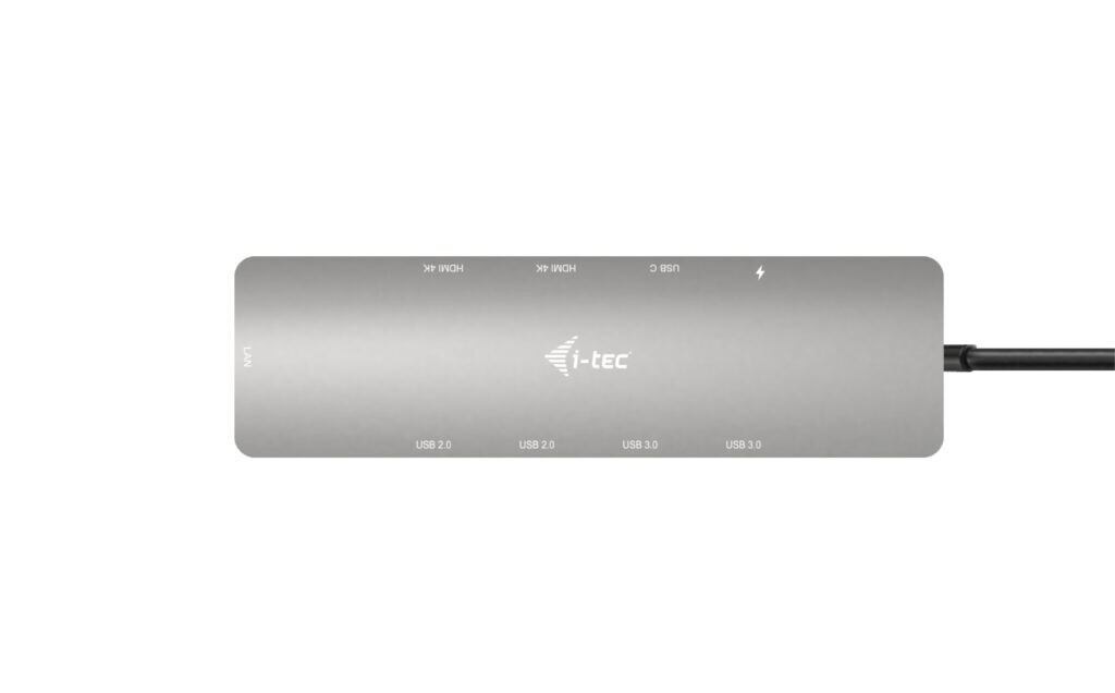 i-tec USB-C Metal Nano 2x Display Docking Station + Power Delivery 100 W - Afbeelding 2